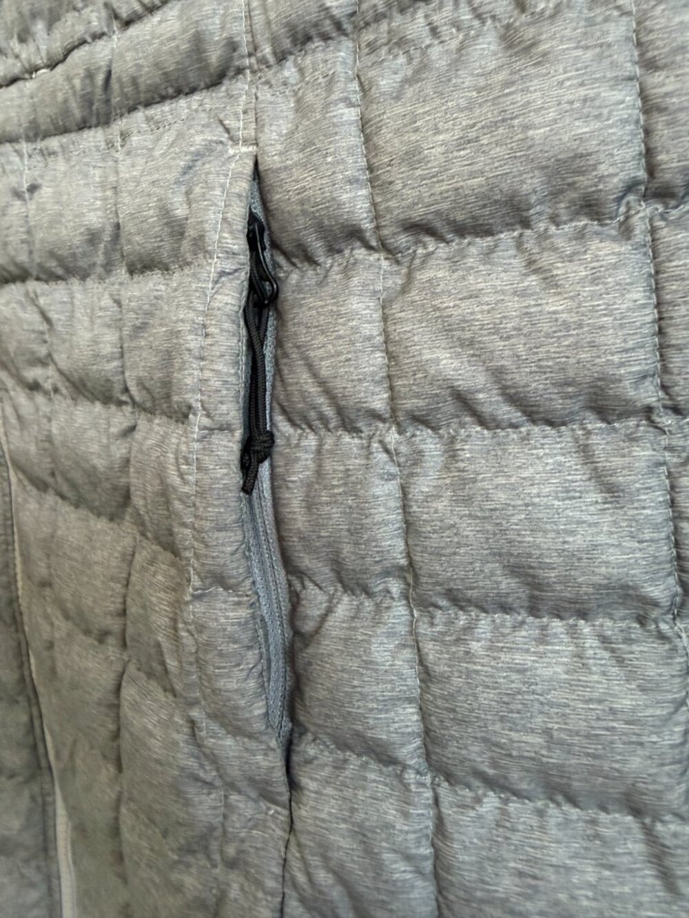 The North Face ThermoBall Eco Parka 2 Grey Heather Hooded Coat L - Picture 6 of 13
